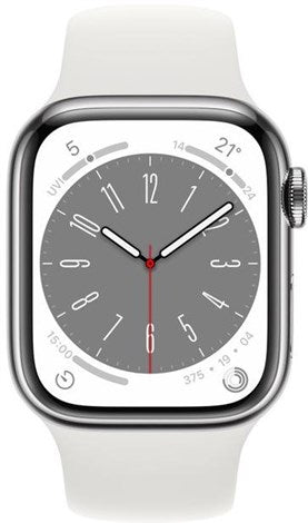 Apple Watch Series 8 (GPS + Cellular) - 41 mm - Silver Stainless Steel