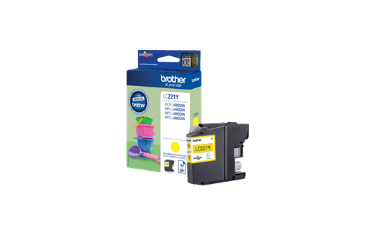 Brother Yellow Ink Cartridge 4ml - LC221Y