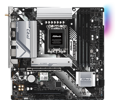 Asrock B760M PRO RS/D4 WIFI, Intel B760, 1700, Micro ATX, 4 DDR4, HDMI, DP, Wi-Fi 6E, 2.5G LAN, PCIe4, 2x M.2, RGB