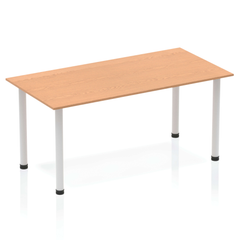 Impulse 1400mm Straight Table With Post Leg