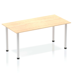 Impulse 1400mm Straight Table With Post Leg