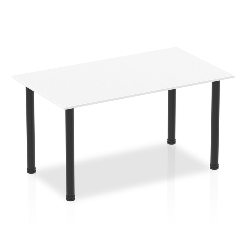 Impulse 1400mm Straight Table With Post Leg