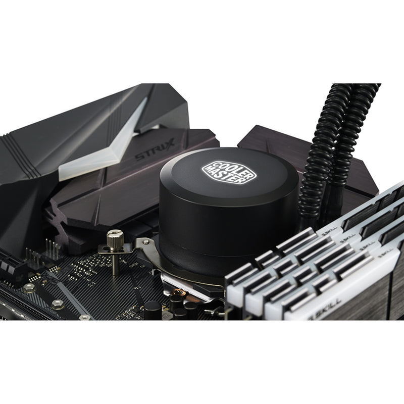 Cooler Master MasterLiquid Lite 240 Universal Socket 240mm PWM 2000RPM Fan Black AiO Liquid CPU Cooler