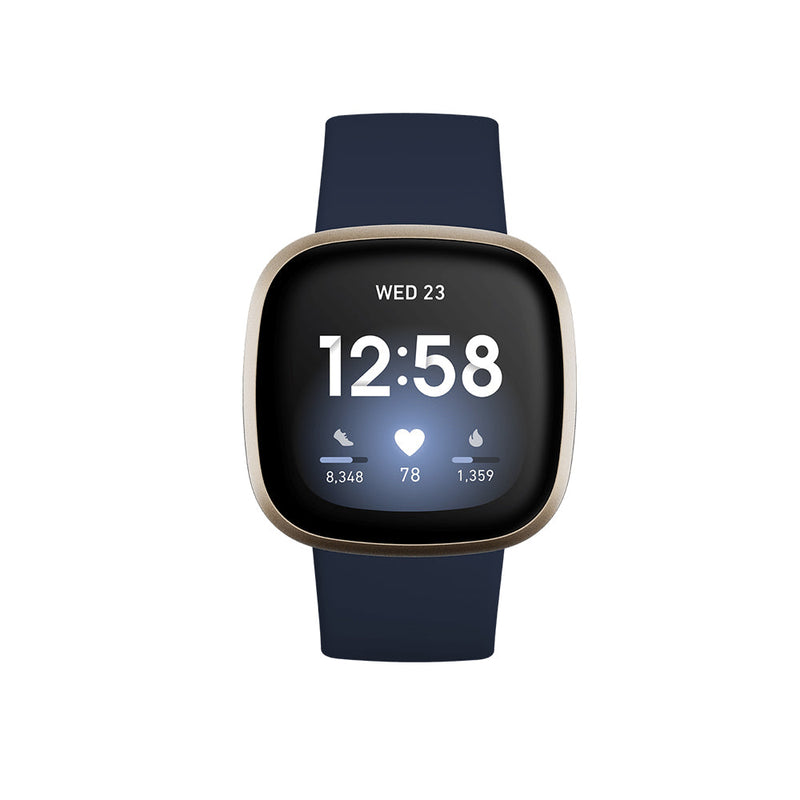 Fitbit Versa 3 - Midnight / Soft Gold