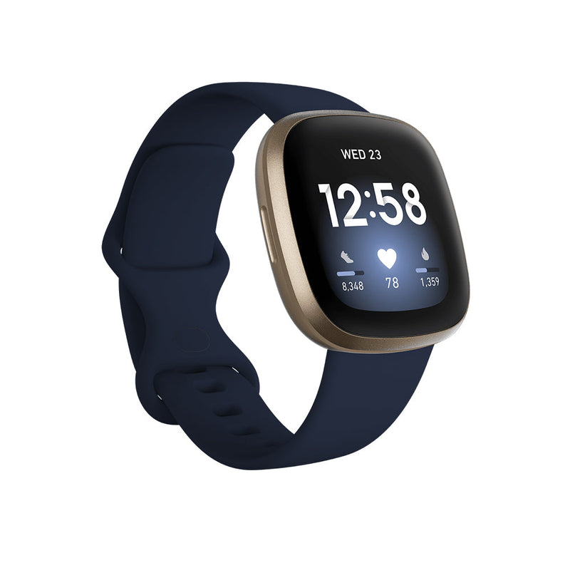 Fitbit Versa 3 - Midnight / Soft Gold