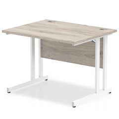 Impulse 1000mm Straight Desk Cantilever Leg