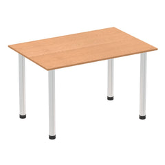 Impulse 1400mm Straight Table With Post Leg