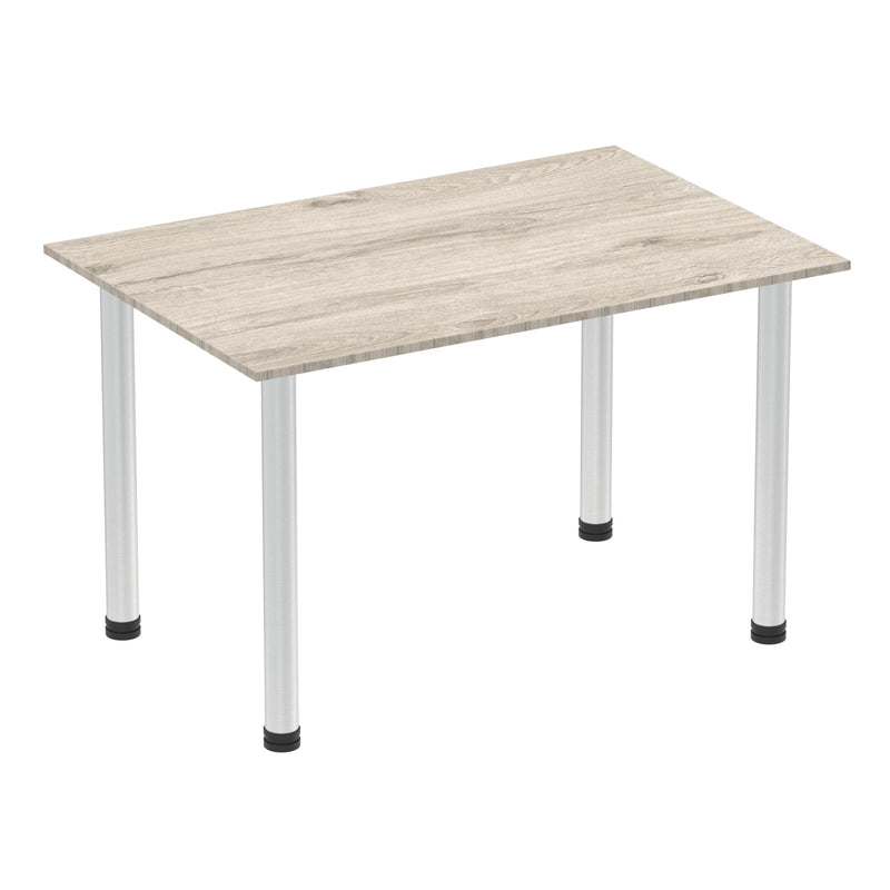 Impulse 1400mm Straight Table With Post Leg