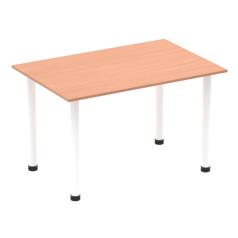 Impulse 1400mm Straight Table With Post Leg