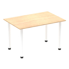 Impulse 1400mm Straight Table With Post Leg