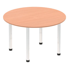 Impulse Round Table With Post Leg