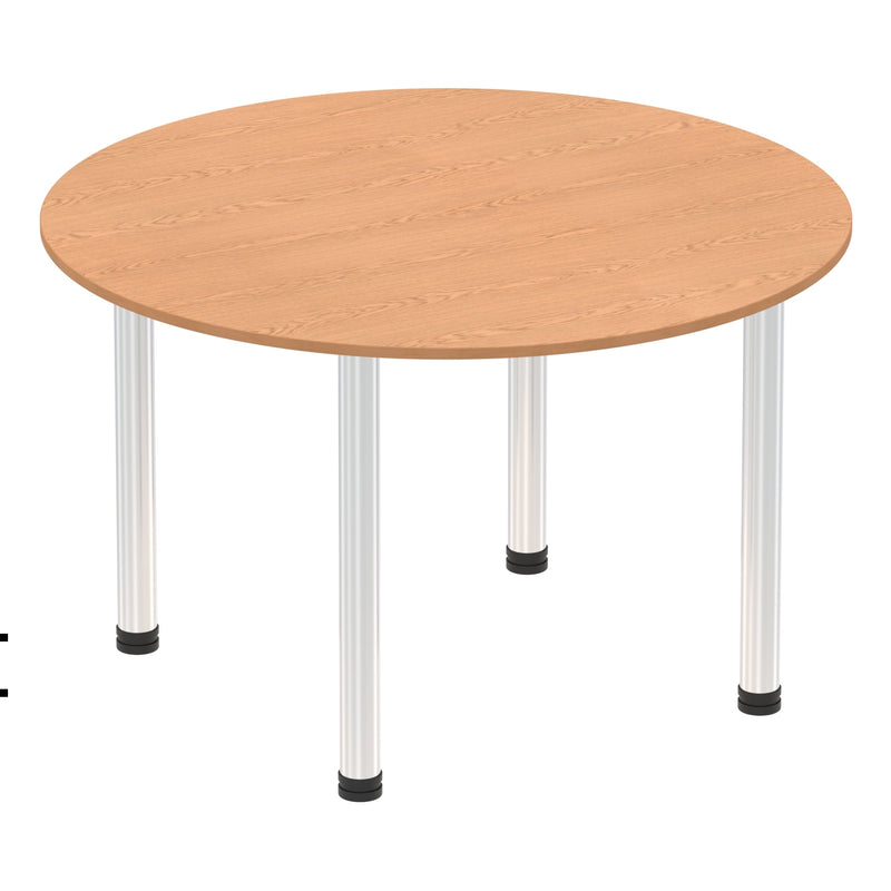 Impulse Round Table With Post Leg