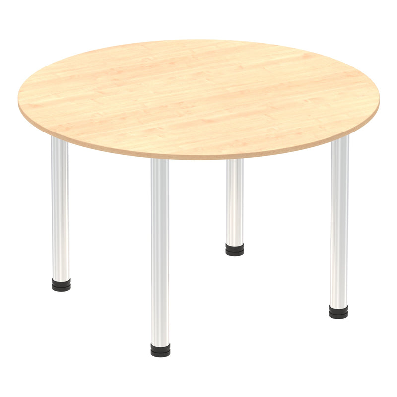 Impulse Round Table With Post Leg