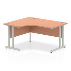 Impulse 1800mm Left Crescent Desk Cantilever Leg