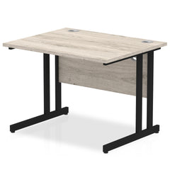 Impulse 1000mm Straight Desk Cantilever Leg