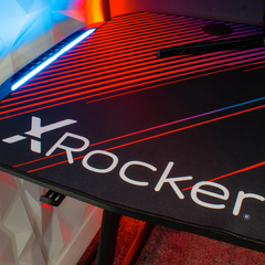 X Rocker | Jaguar Gaming Desk with Sound Reactive LED Lights