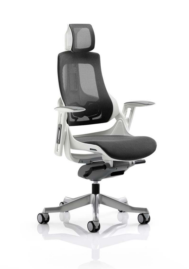 Zure Executive Chair with White Shell