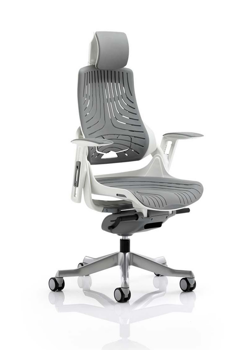 Zure Executive Chair with White Shell