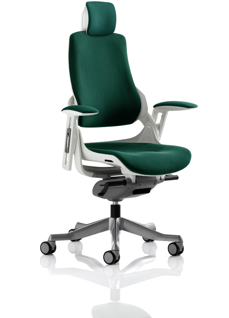 Zure Executive Chair with White Shell