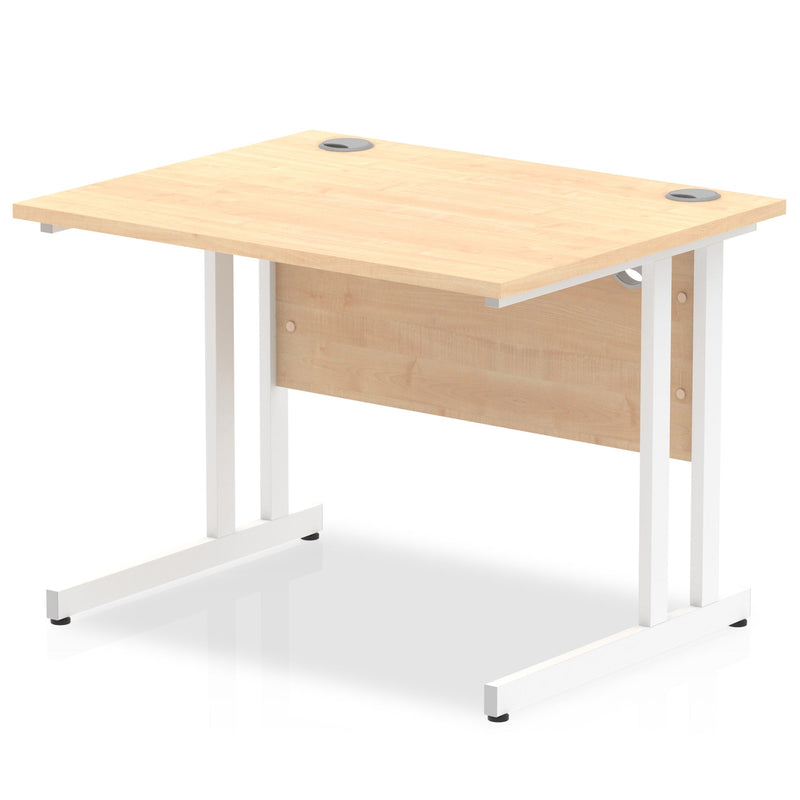 Impulse 1000mm Straight Desk Cantilever Leg