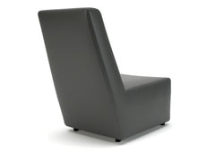 Pella 65cm Wide Chair in Cristina Marrone Ultima Faux Leather