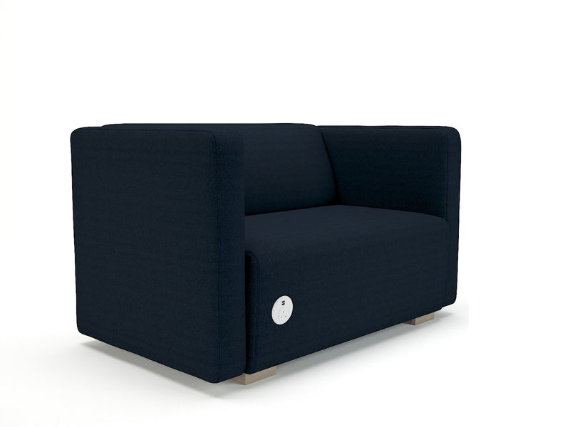 Carmel 130cm Wide Sofa in Camira Era Fabric with Socket