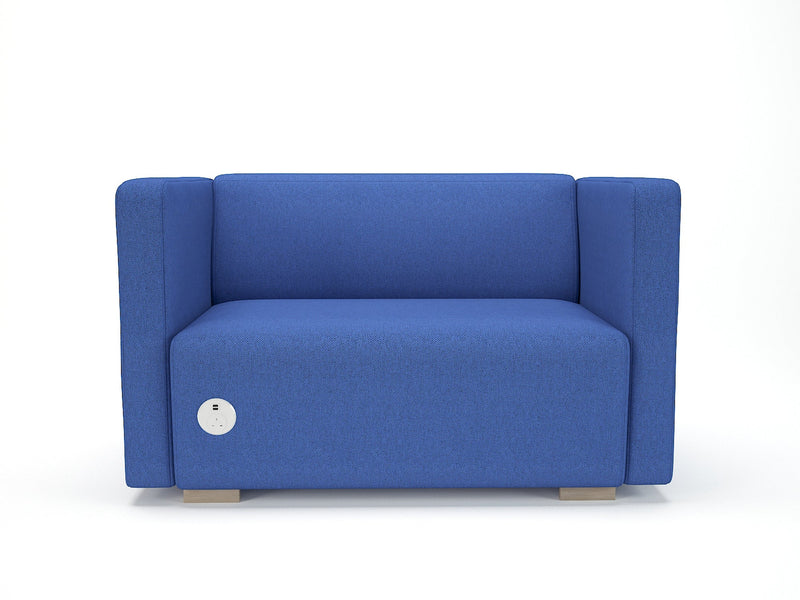 Carmel 130cm Wide Sofa in Camira Era Fabric with Socket