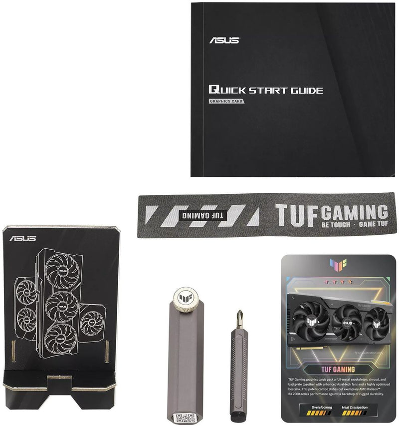 Asus TUF GAMING RX7700 XT OC, PCIe4, 12GB DDR6, HDMI, 3 DP, RGB, Overclocked