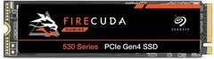 Seagate 1TB FireCuda 530 M.2 NVMe SSD, M.2 2280, PCIe 4.0, TLC 3D NAND, R/W 7300/6000 MB/s, 800K/1000K IOPS, PS5 Compatible