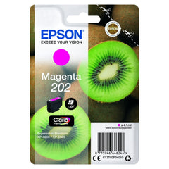 Epson 202 Kiwi Magenta Standard Capacity Ink Cartridge 4ml - C13T02F34010