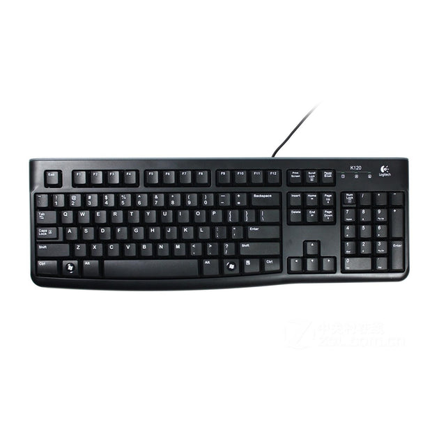 Logitech K120 Wired Keyboard for Windows, USB Plug-and-Play, Full-Size ...