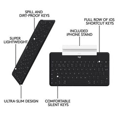 Logitech Keys To Go Wireless Keyboard for iPad