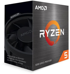 AMD Ryzen 5 5600X CPU with Wraith Stealth Cooler, AM4, 3.7GHz (4.6 Turbo), 6-Core, 65W, 35MB Cache, 7nm, 5th Gen, No Graphics