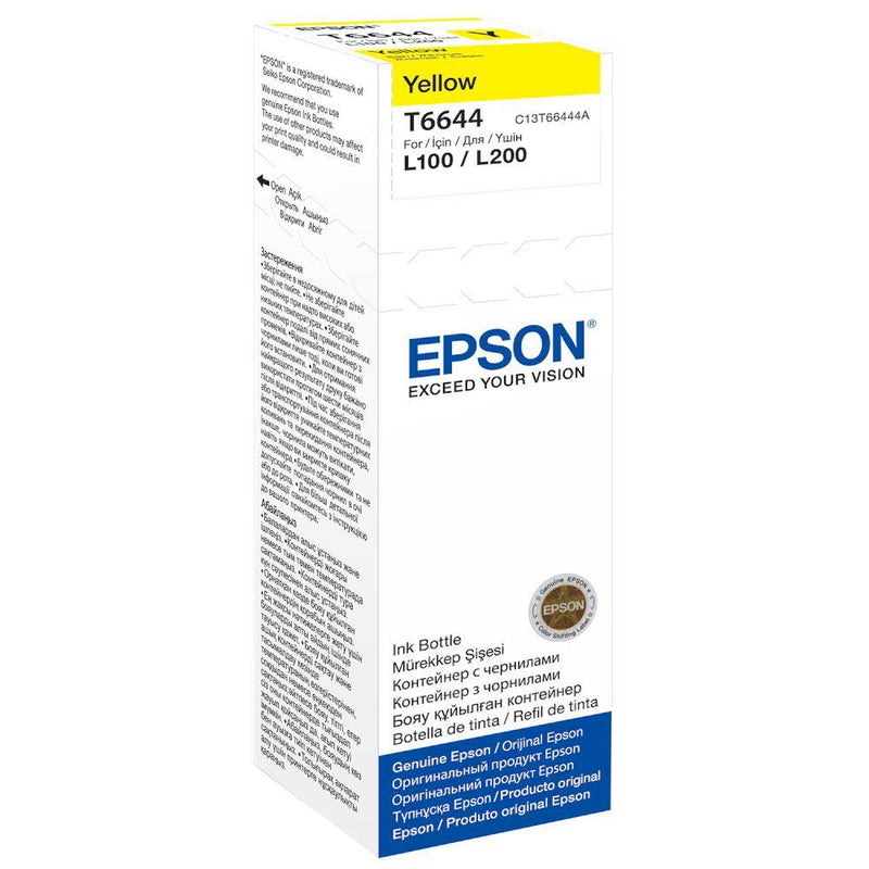 Epson 664 Yellow Ink Cartridge 70ml - C13T664440