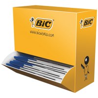 Bic Cristal Ballpoint Pen 1.0mm Tip 0.32mm Line Blue (Pack 100)