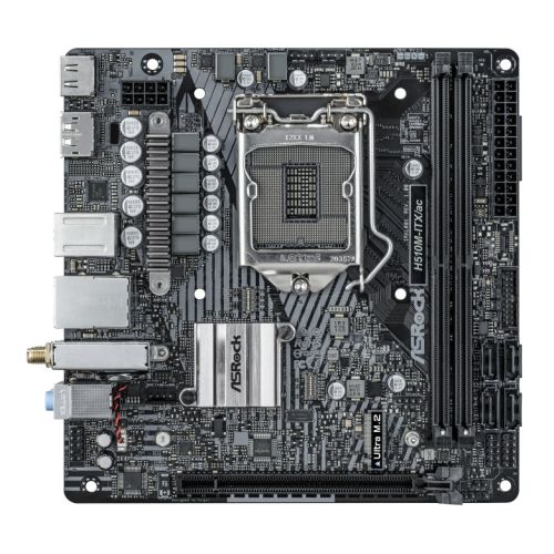 Asrock H510M-ITX/AC, Intel H510, 1200, Mini ITX, 2 DDR4, HDMI, DP, AC Wi-Fi, M.2