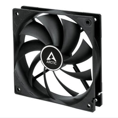 Arctic F12 Temperature Controlled 12cm Case Fan, Black, 9 Blades, Fluid Dynamic