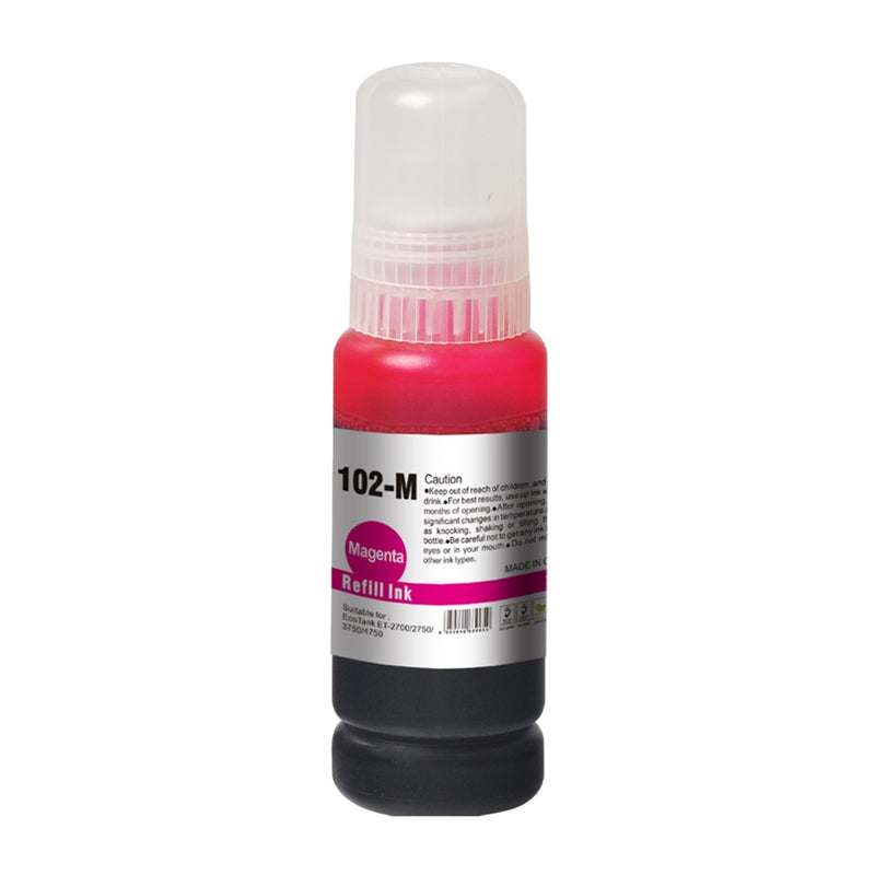 InkLab 102 Epson Compatible EcoTank Magenta ink bottle