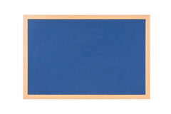 Bi-Office Earth-It Blue Felt Noticeboard Oak Wood Frame 600x900mm DD