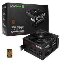 GameMax RPG Rampage 850W 140mm Ultra Silent Fan 80 PLUS Bronze Semi Modular PSU