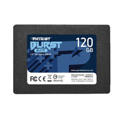 Patriot Elite (PBE120GS25SSDR) 120GB 2.5 Inch SSD, Sata 3 Interface, Read 450MB/s, 320 Write MB/s, 3 Year Warranty