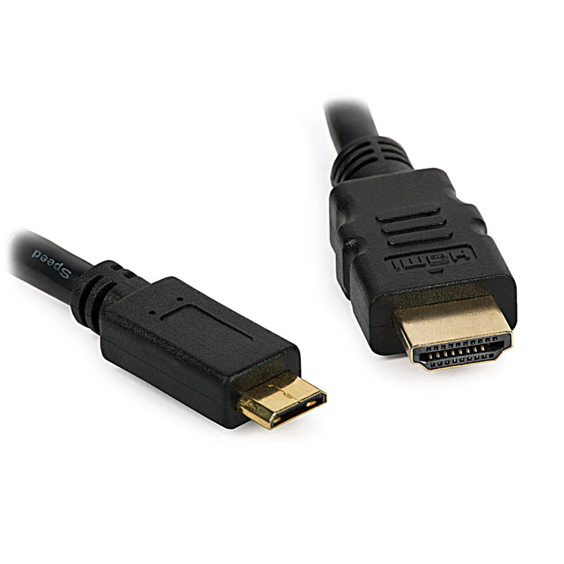 HDMI 1.4 (M) to HDMI Mini 1.4 (M) 3m Black OEM Display Cable