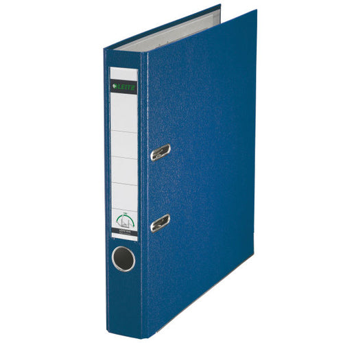 Leitz 180 Lever Arch File Polypropylene A4 52mm Spine Width Blue (Pack 10) 10151035