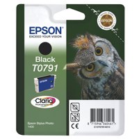 Epson T0791 Owl Black High Yield Ink Cartridge 11ml - C13T07914010