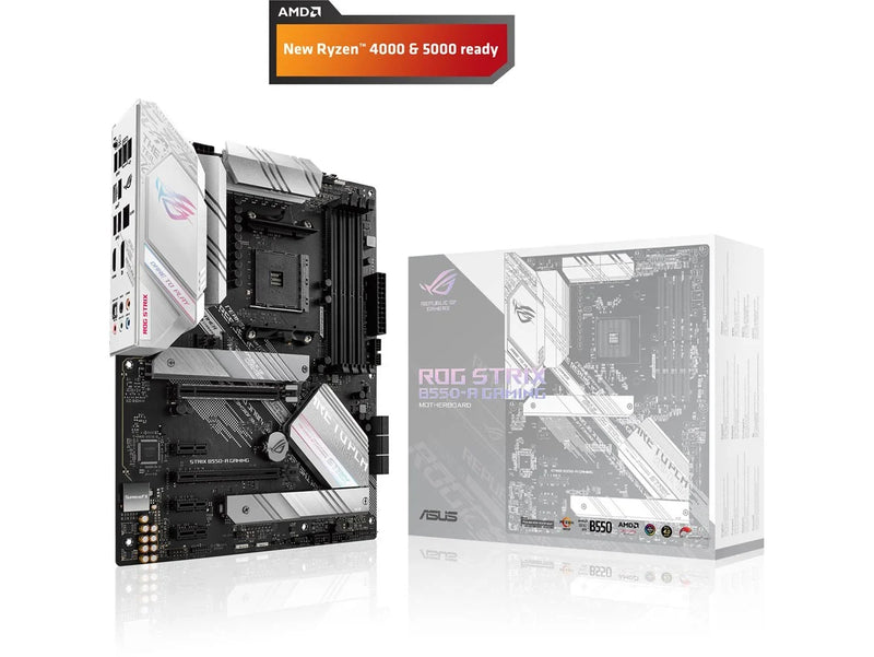 Asus ROG STRIX B550-A GAMING, AMD B550, AM4, ATX, 4 DDR4, HDMI, DP, XFire, 2.5GB LAN, PCIe4, RGB Lighting, M.2