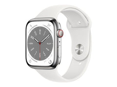 Apple Watch Series 8 (GPS + Cellular) - 45 mm - Silver Stainless Steel