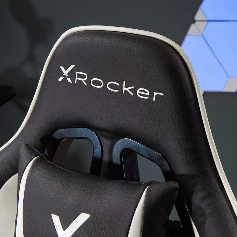 X Rocker | Agility Jr Esport Gaming Chair with Comfort Adjustability for Junior Gamers - Black/Blue