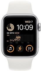 Apple Watch SE (GPS) - 2nd generation - 44 mm - Silver Aluminium