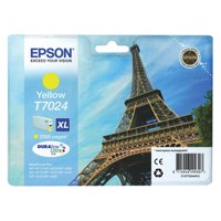 Epson T7024 Eiffel Tower Yellow High Yield Ink Cartridge 21ml - C13T70244010