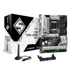 Asrock Z790 STEEL LEGEND WIFI, Intel Z790, 1700, ATX, 4 DDR5, HDMI, DP, eDP, Wi-Fi 6E, 2.5G LAN, PCIe5, RGB, 5x M.2